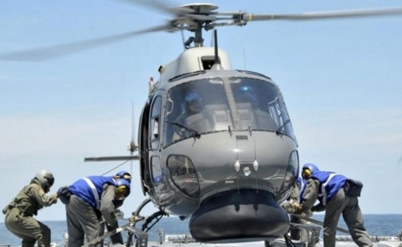 Yunan askeri helikopteri düştü