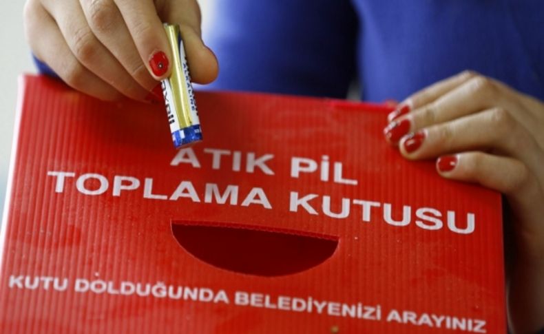 750 toplama noktasında 16 ton atık pil geri döndü