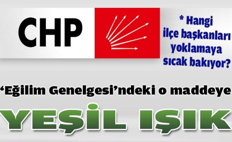 İlçe başkanları o maddeye nasıl bakıyor'