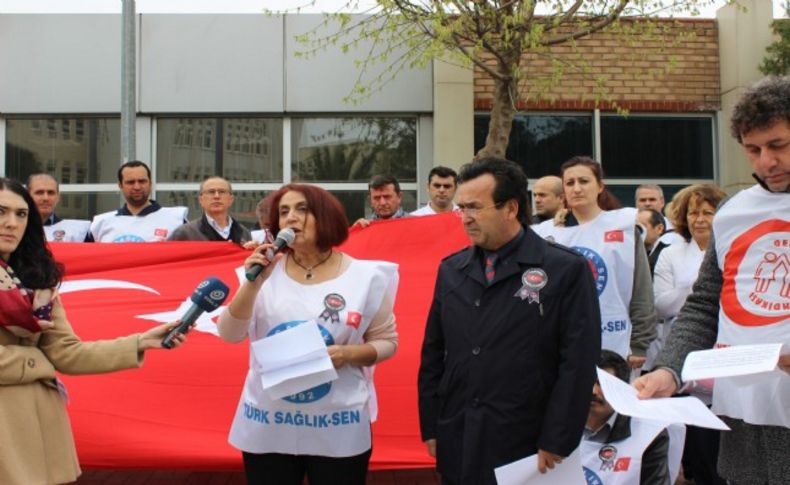 Türk Sağlık-Sen'den katliam protestosu