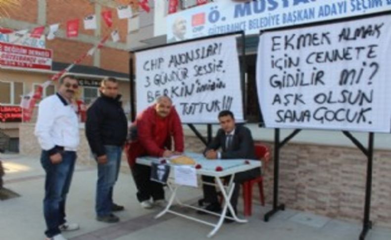 Güzelbahçe’de Berkin için anı defteri oluşturuldu