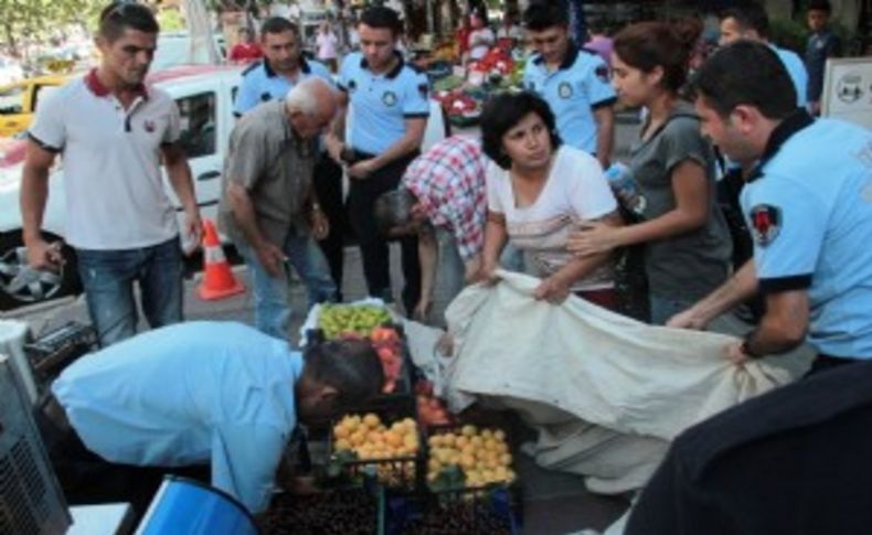 Konak’ta işportaya karşı ortak mücadele