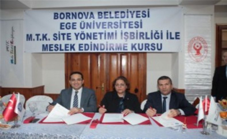 Bornova’da kadınlara iş garantili meslek kursu