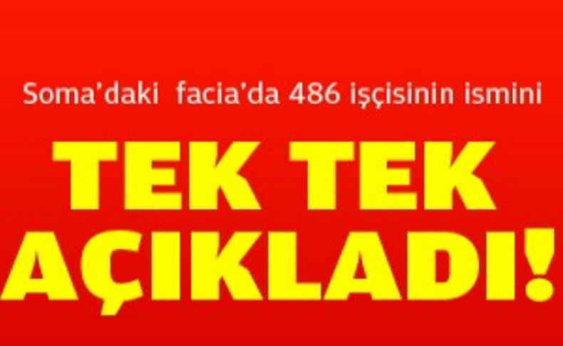 AFAD sağ kurtulan 486 işçinin ismini yayımladı