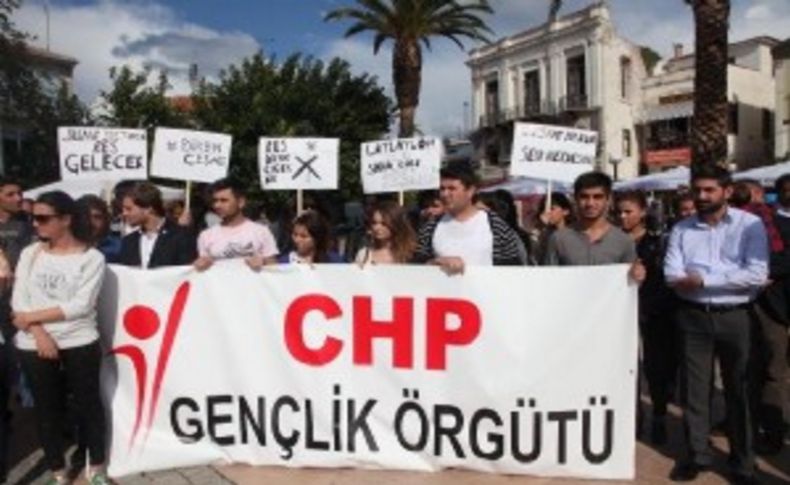 CHP'li gençler RES'lere karşı yürüdü