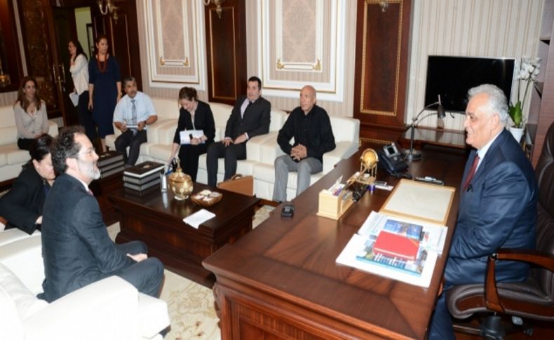 AB Türkiye Delegasyonu 1. Müsteşarı Erwan Martell, Büyükşehir’i ziyaret etti