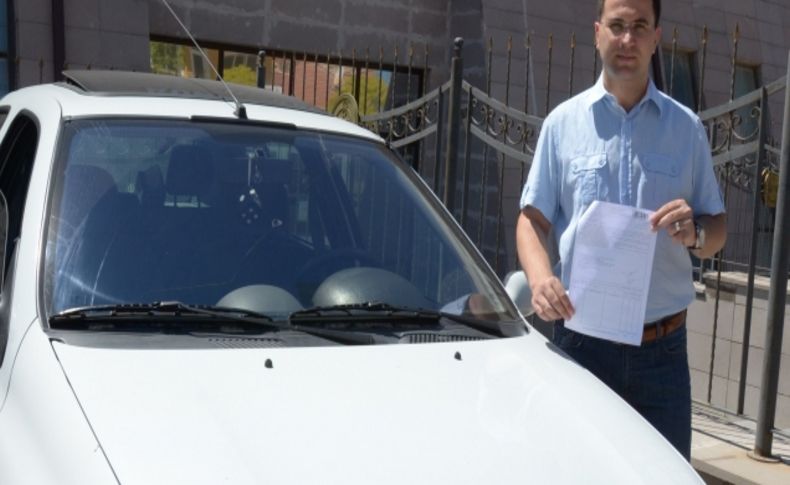 Adliye otoparkında arızalı bekleyen araca OGS’den kaçak geçtin cezası