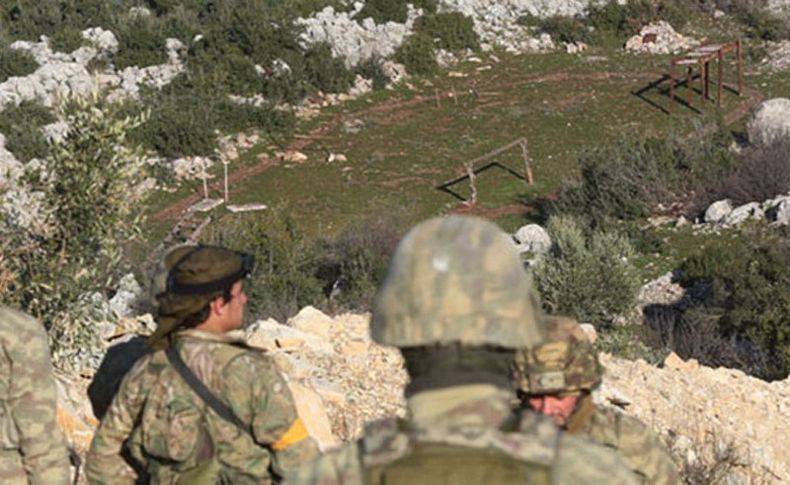 Afrin'de terör örgütünün 'eğitim alanı' bulundu