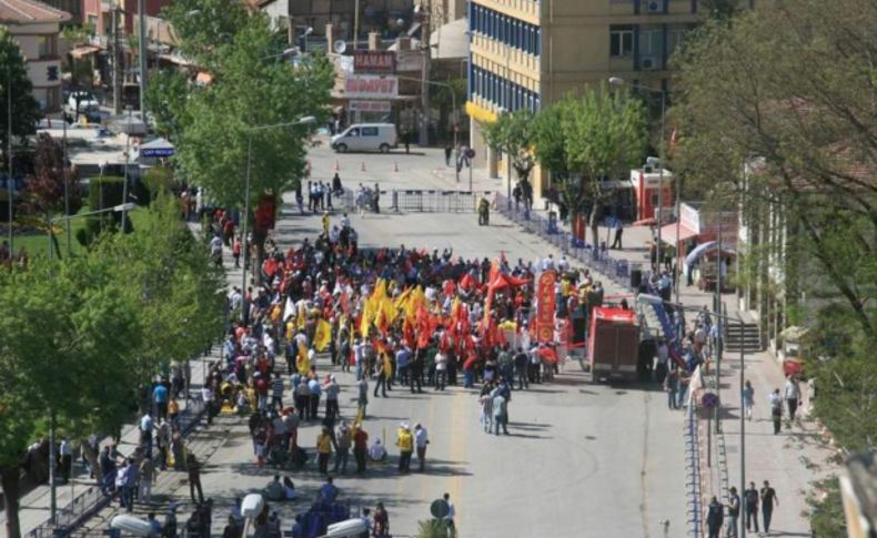 Afyonkarahisar'da 1 Mayıs kutlamaları olaysız geçti