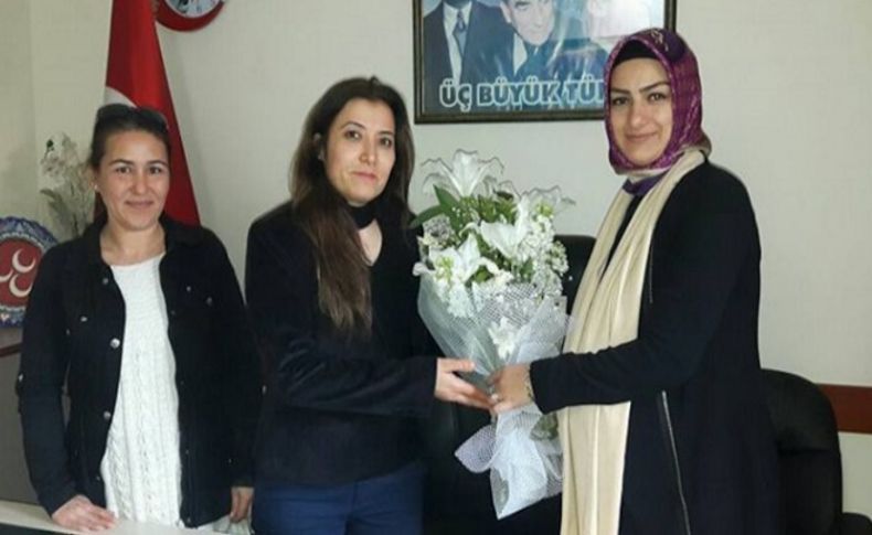 AK Partili kadınlardan MHP'ye ziyaret