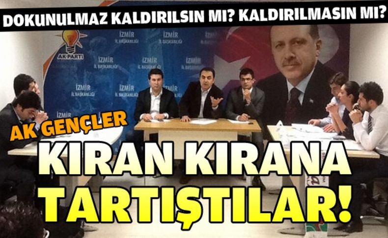 AK Gençler dokunulmazlıkları tartıştı