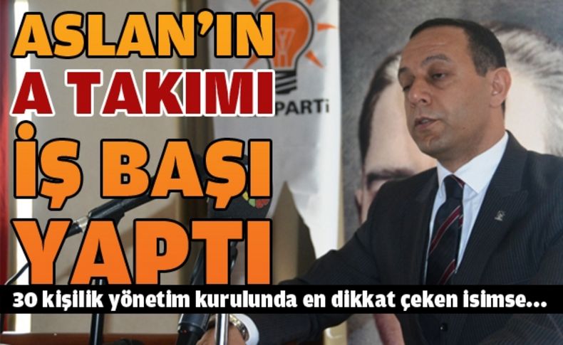 AK Parti Bayraklı'nın yeni yönetim kurulunu Ali Aslan açıkladı
