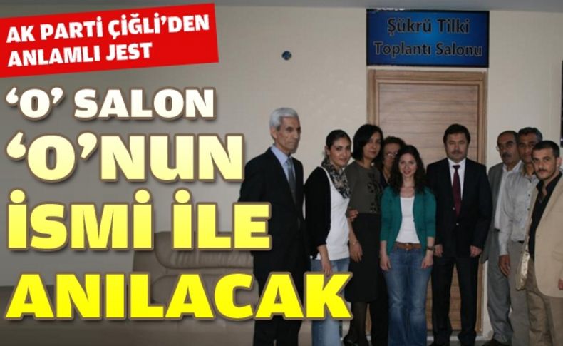 AK Parti Çiğli'den anlamlı jest