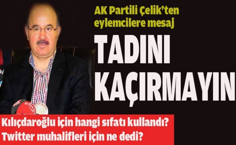 AK Parti Genel Başkan Yardımcısı Çelik: 