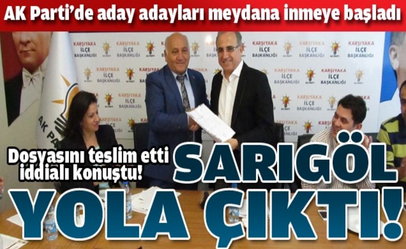 AK Parti Karşıyaka'da Sarıgöl yola çıktı