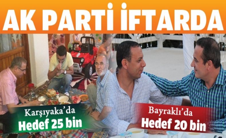 AK Parti vatandaşla iftarda kucaklaşıyor