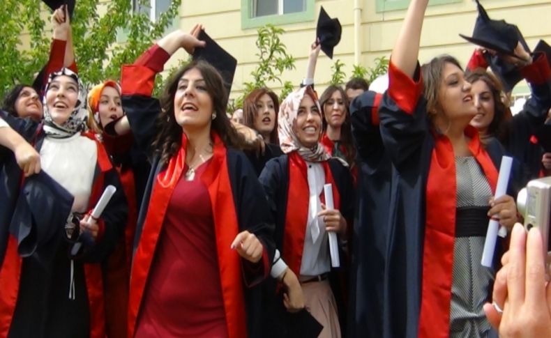 Akdağmadeni Meslek Yüksek Okulu'nda 184 öğrenci mezuniyet sevinci yaşadı