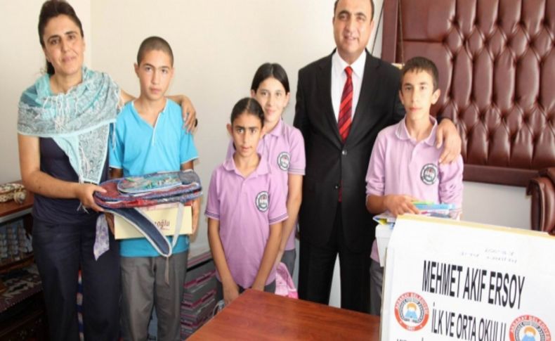 Aksaray Belediyesi'nden okullara eğitim yardımı