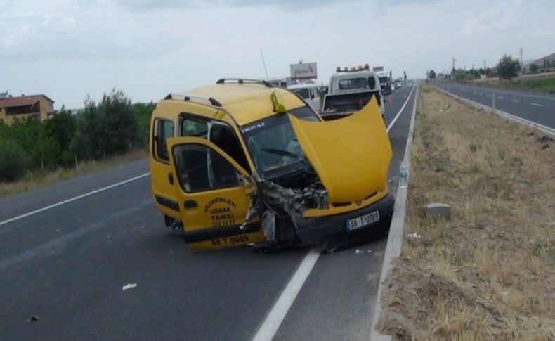 Aksaray’da trafik kazası: 6 yaralı