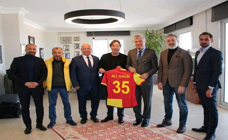 Ali Engin Göztepe spor kulübünü ziyaret etti