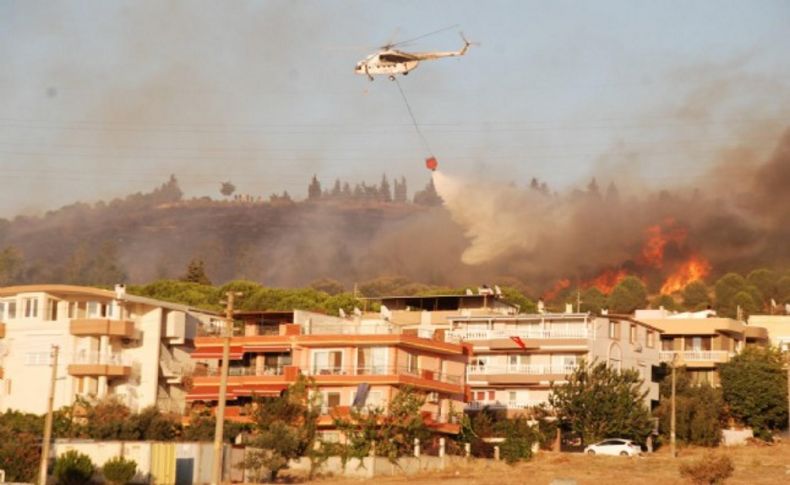 İzmir'de orman yangını