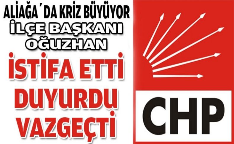 Aliağa'da kriz bitmek bilmiyor: İstifa etti, duyurdu, vazgeçti