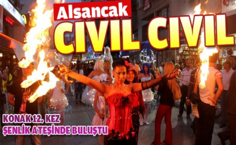 Alsancak Şenliği  karnaval gibiydi