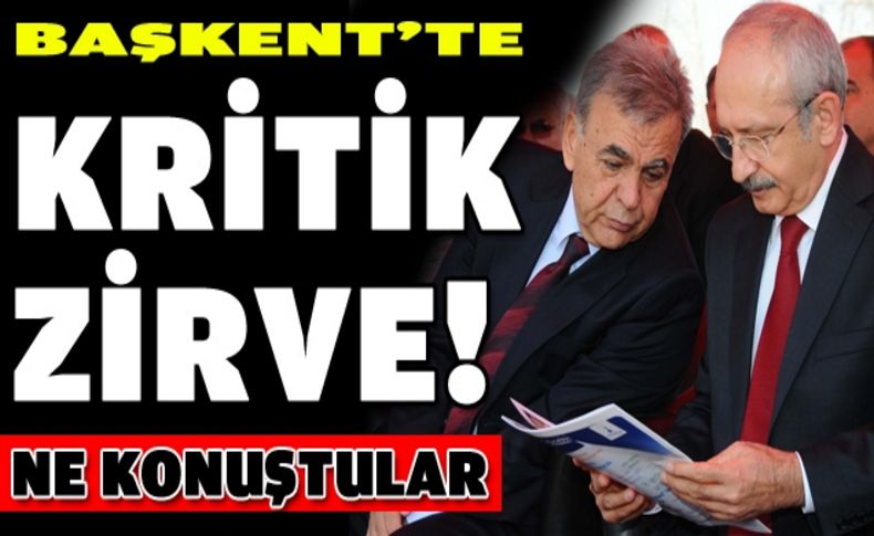 Ankara'da sürpriz zirve!