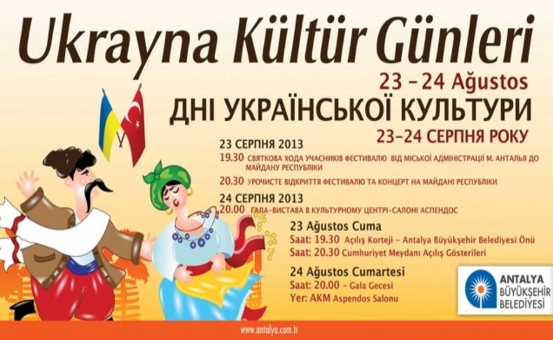 Antalya’da Ukrayna Kültür Günleri yaşanacak