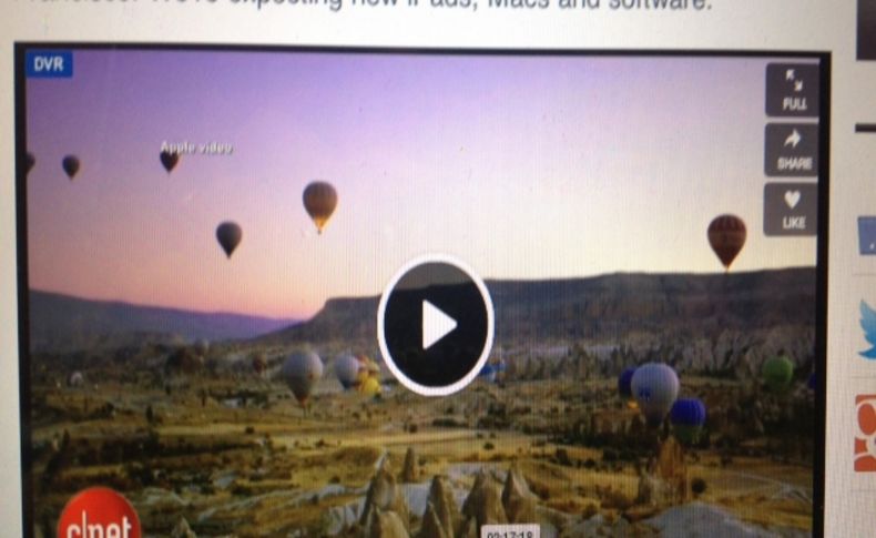 Apple, tanıtım reklamında Kapadokya görüntülerine yer verdi