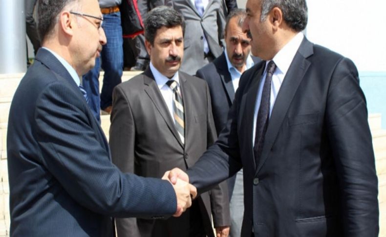 Aras EDAŞ Genel Müdürü Köker, Belediye Başkanı Arslan'ı ziyaret etti