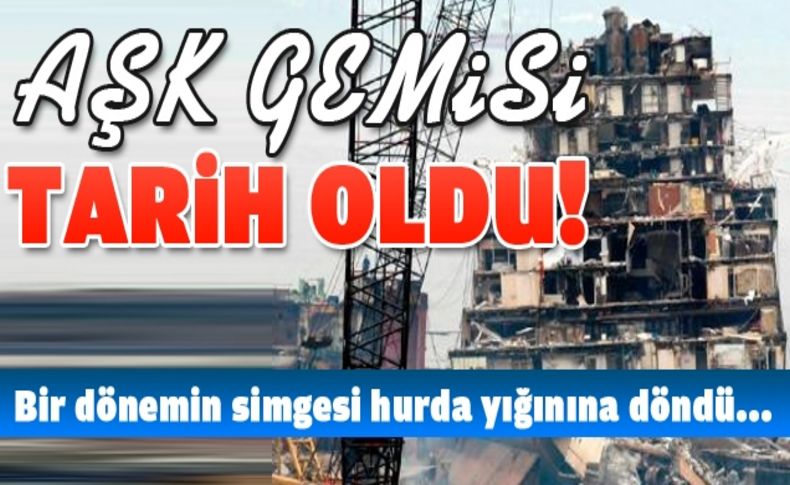 'Aşk gemisi' paramparça