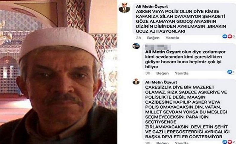 Asker ve polise 'godoş' diyen imam serbest kaldı