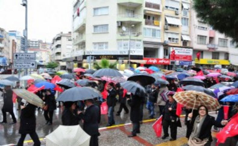 Çalkaya yağmur olup yağdı