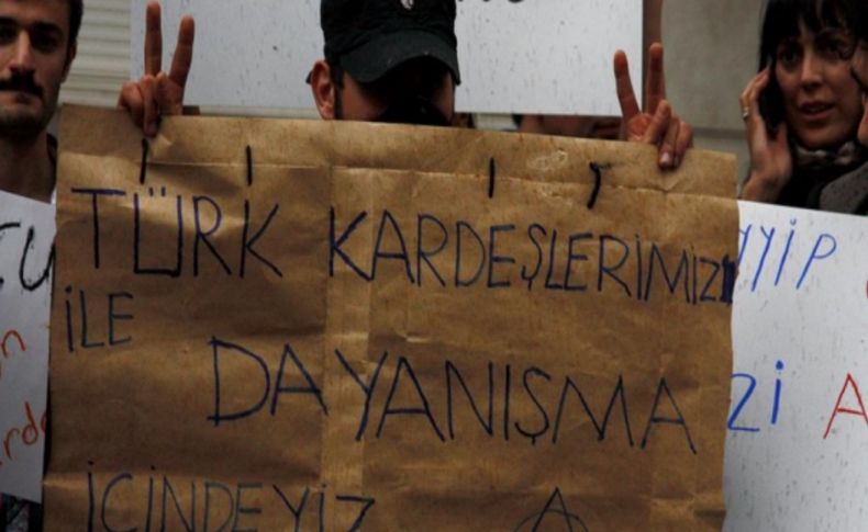 Atina'da Taksim Gezi Parkı protestosu