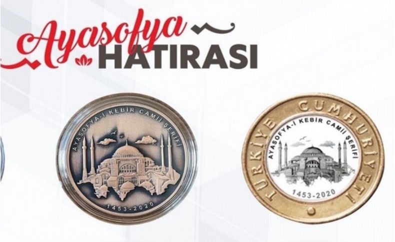 Ayasofya Camisi özel parası basıldı