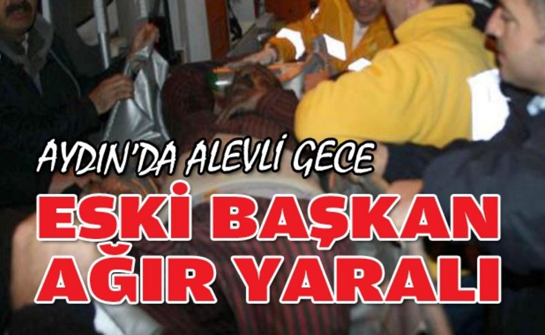 Aydın'da eski başkanın evi alevlere teslim oldu