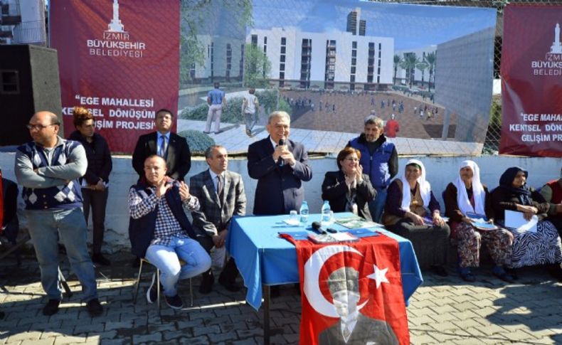 Kocaoğlu Ege Mahallesi’nde kentsel dönüşüm prensiplerini açıkladı