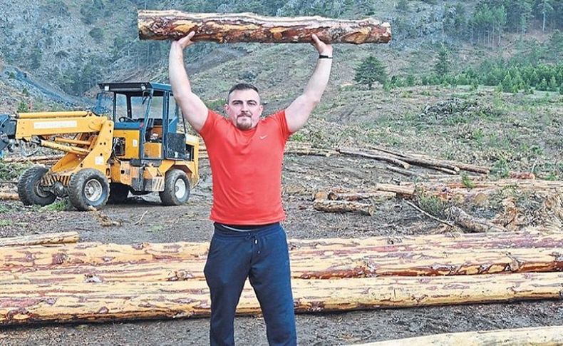 Bacağını koparan kütükle çalışıp şampiyon oldu