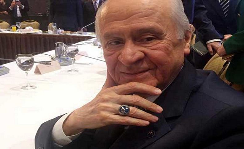 Bahçeli dikkat çeken yüzüğünü anlattı