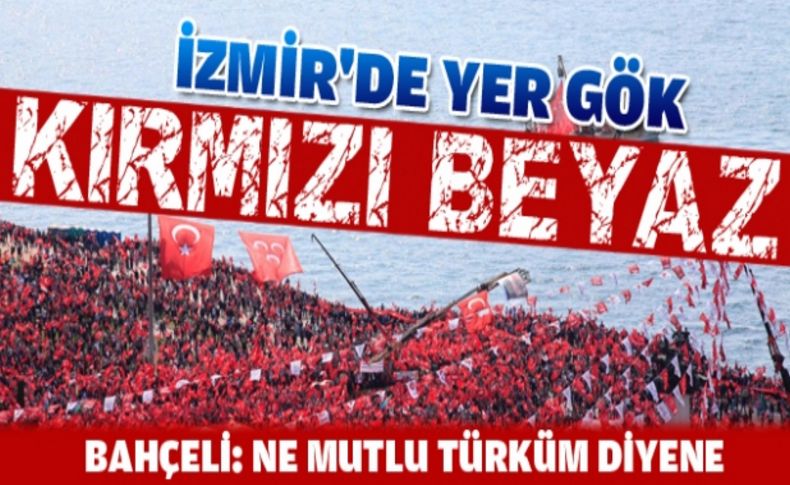 Bahçeli: Türk milleti tektir, Türk bayrağı tektir, Türkçe tek dildir