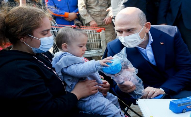 Bakan Soylu'dan Ayda'ya ziyaret