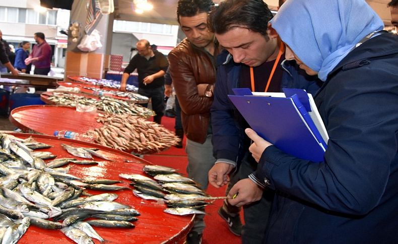 Balık tezgahlarında mezuralı denetim