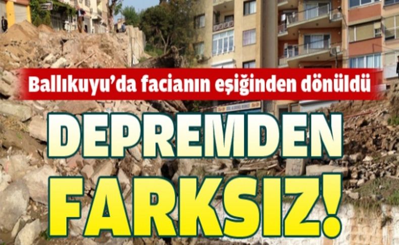 Ballıkuyu'da patlayan su borusu ortalığı savaş alanına çevirdi