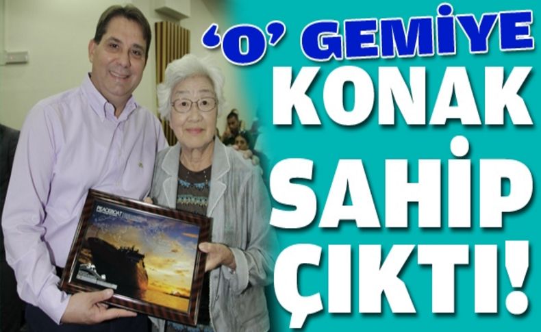 Barış Gemisi’ne Konak Belediyesi sahip çıktı