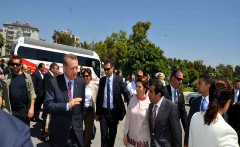 Başbakan Erdoğan, Mersin'den ayrıldı