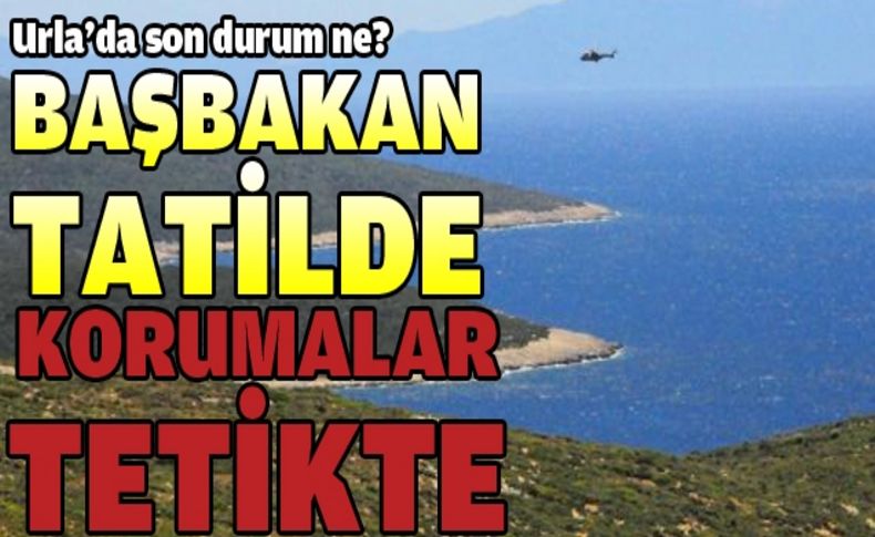 Başbakan tatilde,korumalar tetikte