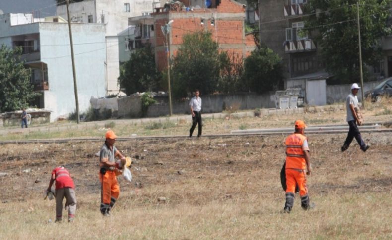 Başbakan'ın ziyareti öncesinde mıntıka temizliği