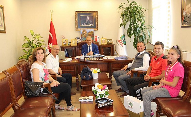 Başkan Badem, Türkiye Şampiyonunu konuk etti