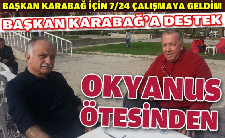 Başkan Karabağ'ı duygulandıran destek